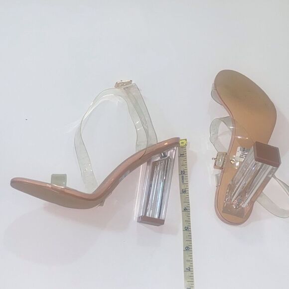 Women’s Clear Sandals Size 6.5 - Picture 6 of 10